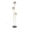 Gouden vloerlamp met glas - Kare Design Al Capone