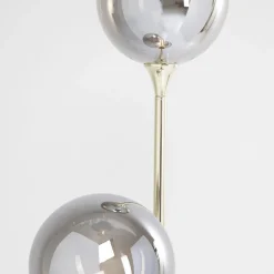 Gouden vloerlamp met glas - Kare Design Al Capone