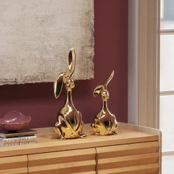 Goud konijn beeld - Kare Design Bunny Gold
