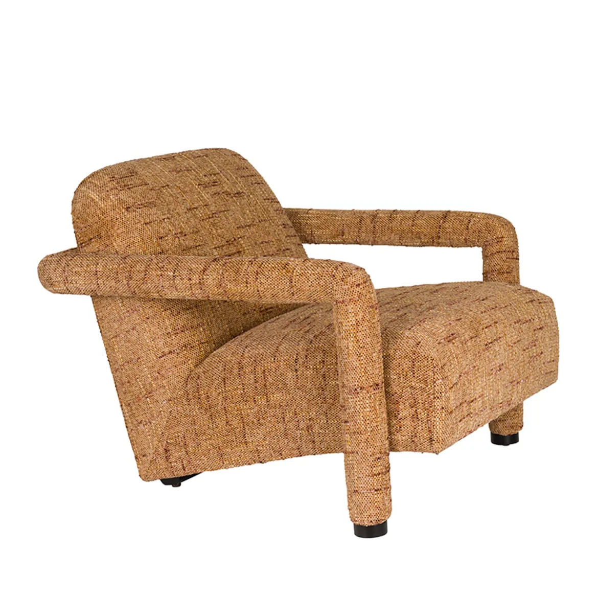 Grof geweven fauteuil - Dutchbone Kent