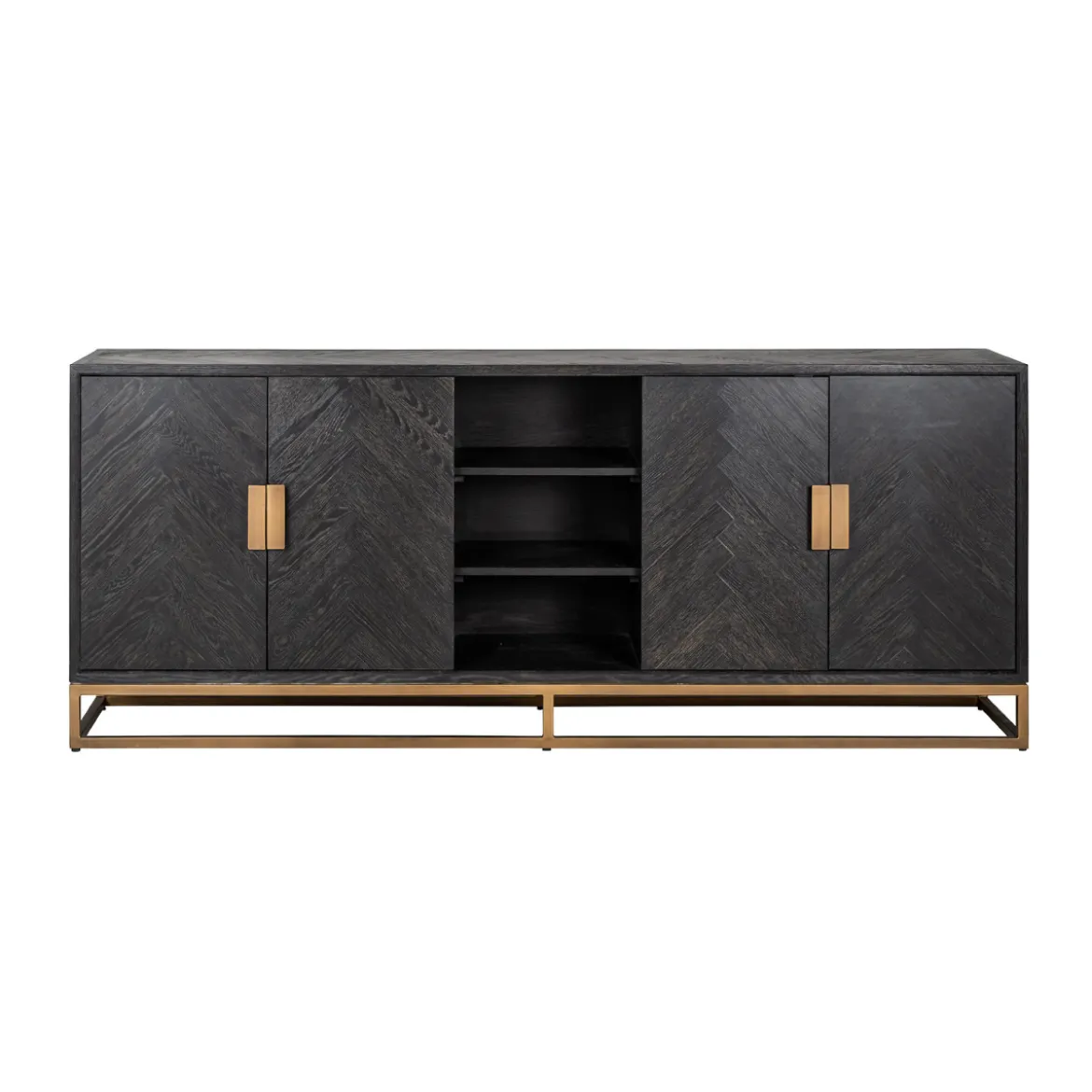Groot dressoir zwarte visgraat - Richmond Interiors Blackbone