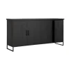 Groot dressoir zwart teak - DTP Home Timeless Back Beam