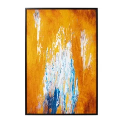 Groot schilderij abstract oranje 180 cm - Kare Design Artistas Orange