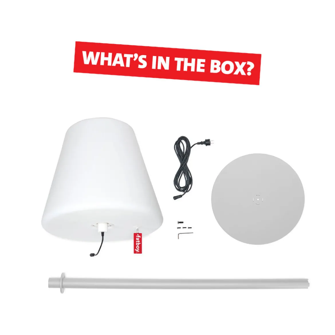 Grote buiten vloerlamp - Fatboy Edison the Giant