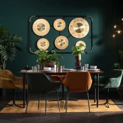 Grote design wandlamp met goud - Kare Design Disc