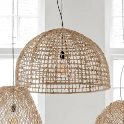 Grote hanglamp bananenblad - Must Living La Savina