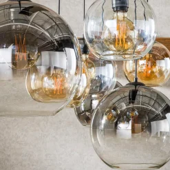 Grote hanglamp met glazen bollen - Santa Multi Globe XL
