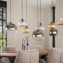 Grote hanglamp met glazen bollen - Santa Multi Globe XL