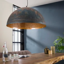 Grote hanglamp rond industrieel - Santa Punch