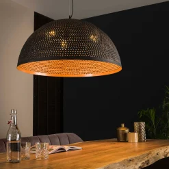 Grote hanglamp rond industrieel - Santa Punch