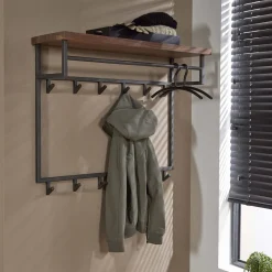 Grote kapstok met houten plank - Santa Daytona