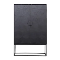 Grote kast zwart hout - Richmond Interiors Blax