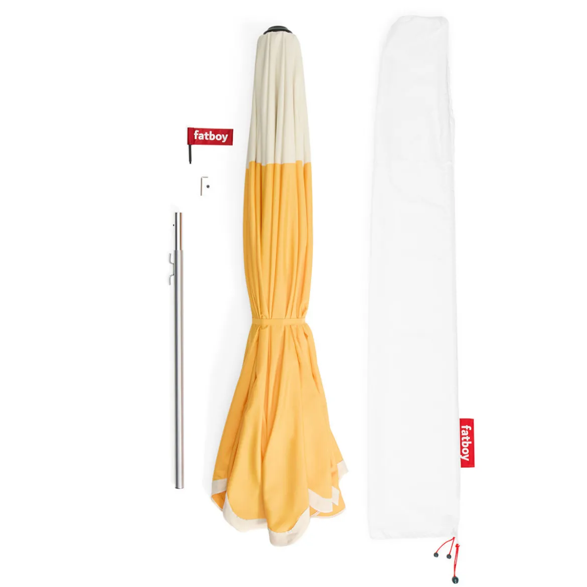 Grote parasol met voet - Fatboy Pensol 350 + Base Black