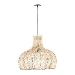 Grote rieten lamp pitriet - Must Living Figueretas
