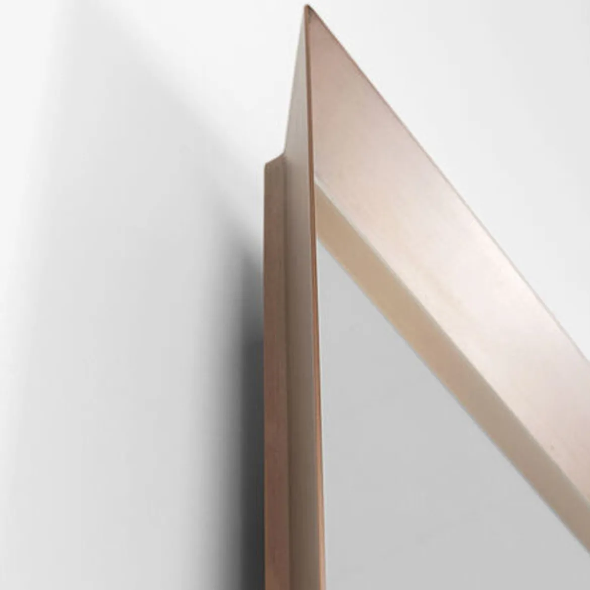 Grote spiegel taupe bruine rand - Kare Design Arezzo Coffee