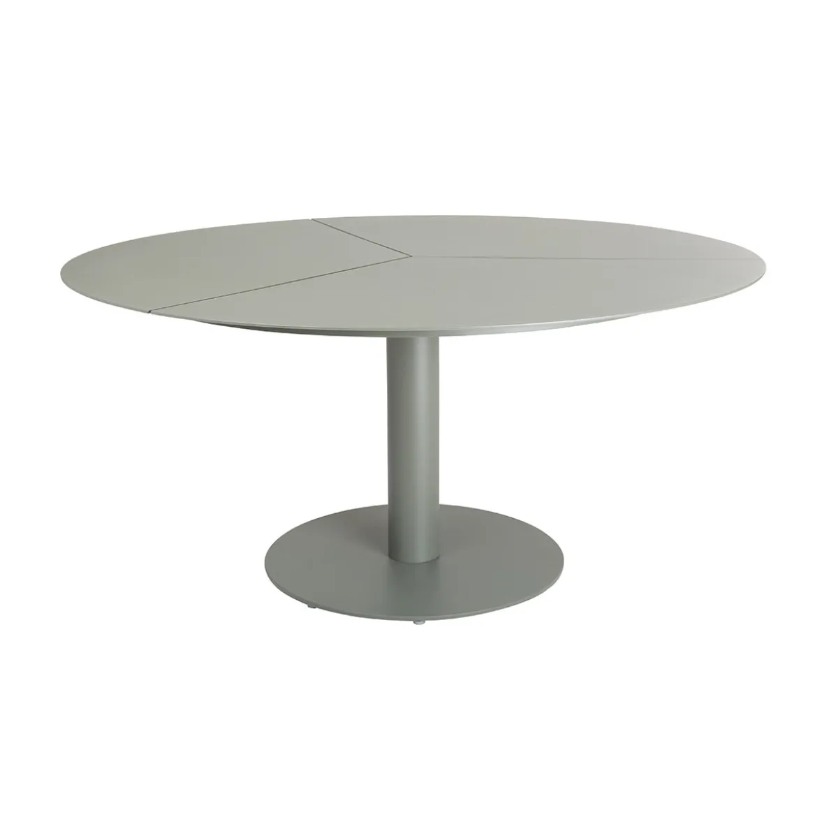 Grote tuintafel aluminium rond 150 cm - Brafab Peace