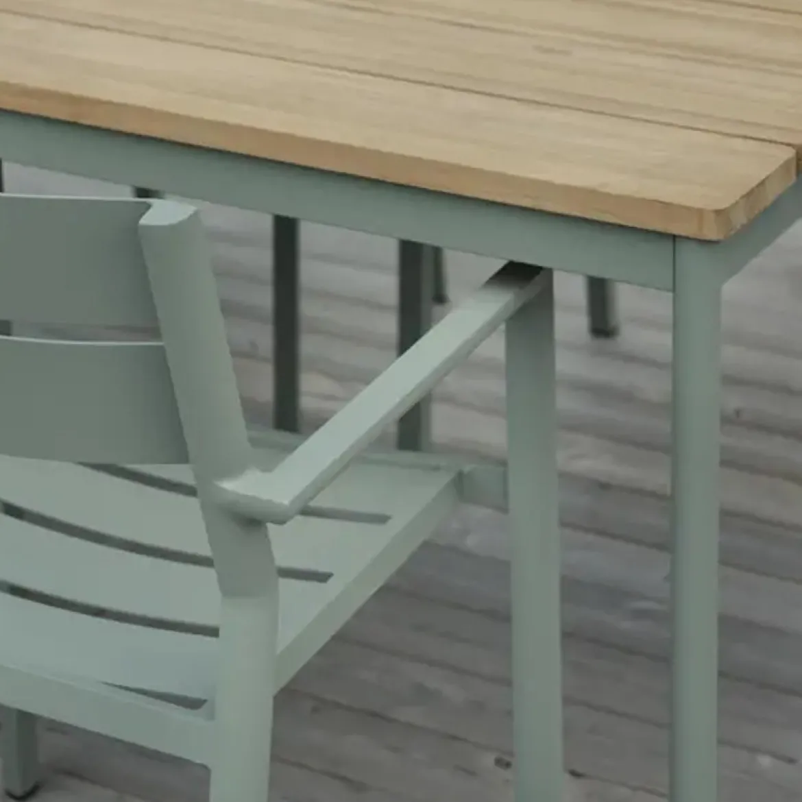 Grote tuintafel teak hout - Brafab Nox