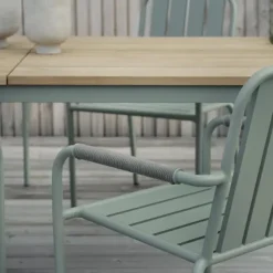Grote tuintafel teak hout - Brafab Nox
