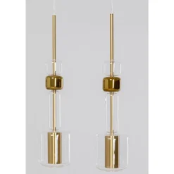Hanglamp goud en glas 103 cm - Kare Design Candy Bar Gold