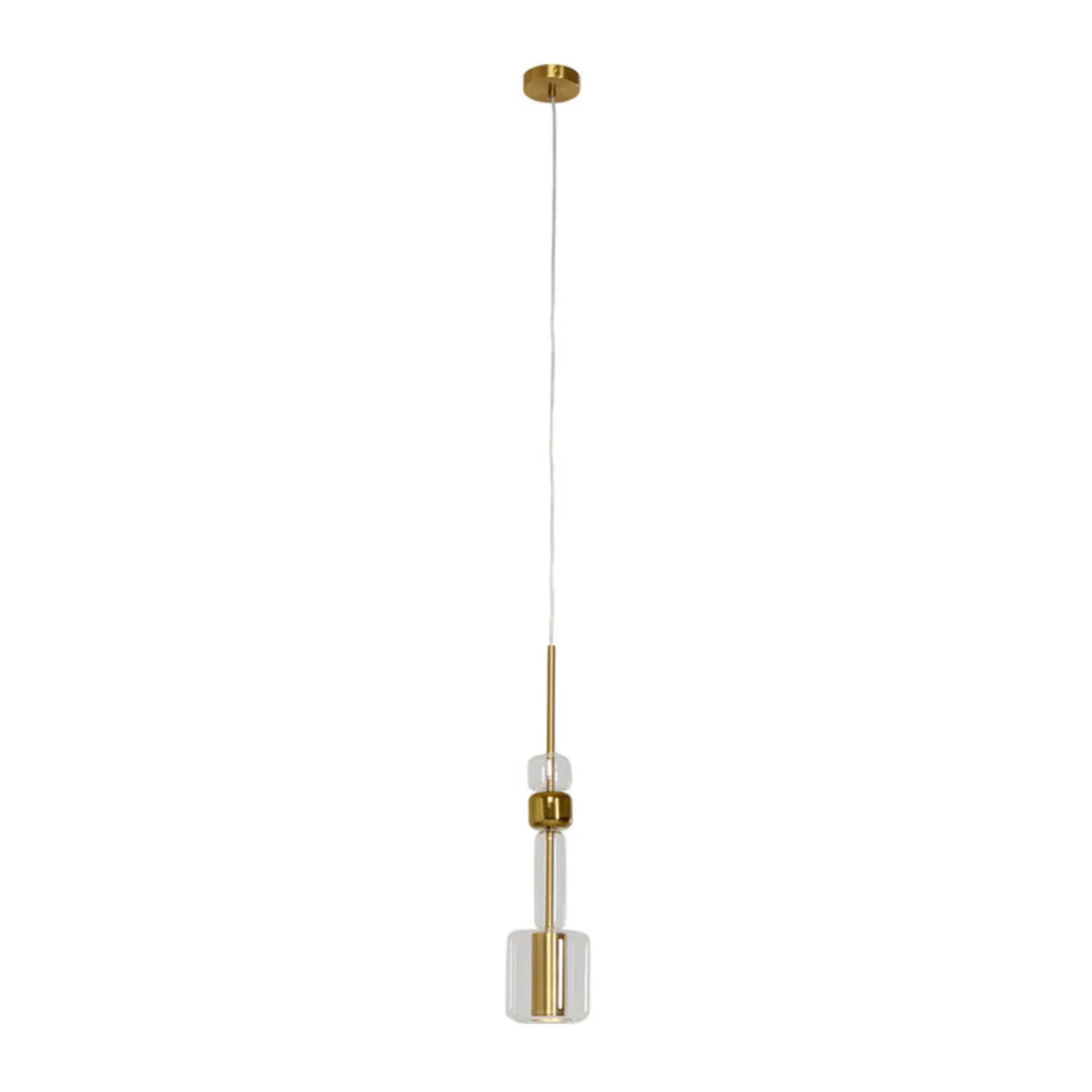 Hanglamp goud en glas - Kare Design Candy Bar Gold