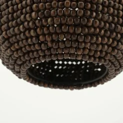 Hanglamp houten kralen - By-Boo Shanga 2