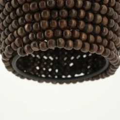 Hanglamp houten kralen - By-Boo Shanga 3