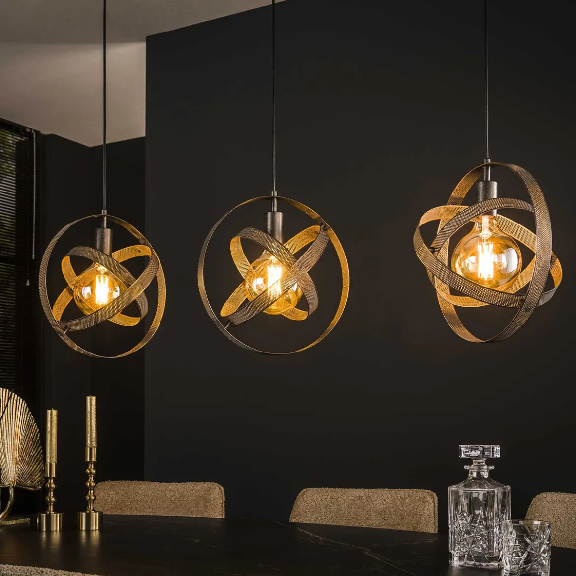 Hanglamp metaal gaas - Santa Cosmos Mesh