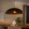 Hanglamp met brede halfronde kap - Santa Guard