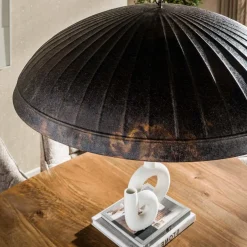 Hanglamp met brede halfronde kap - Santa Guard