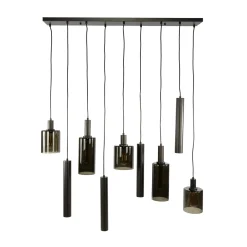 Hanglamp met cilindervormige glazen - Santa Sepiora