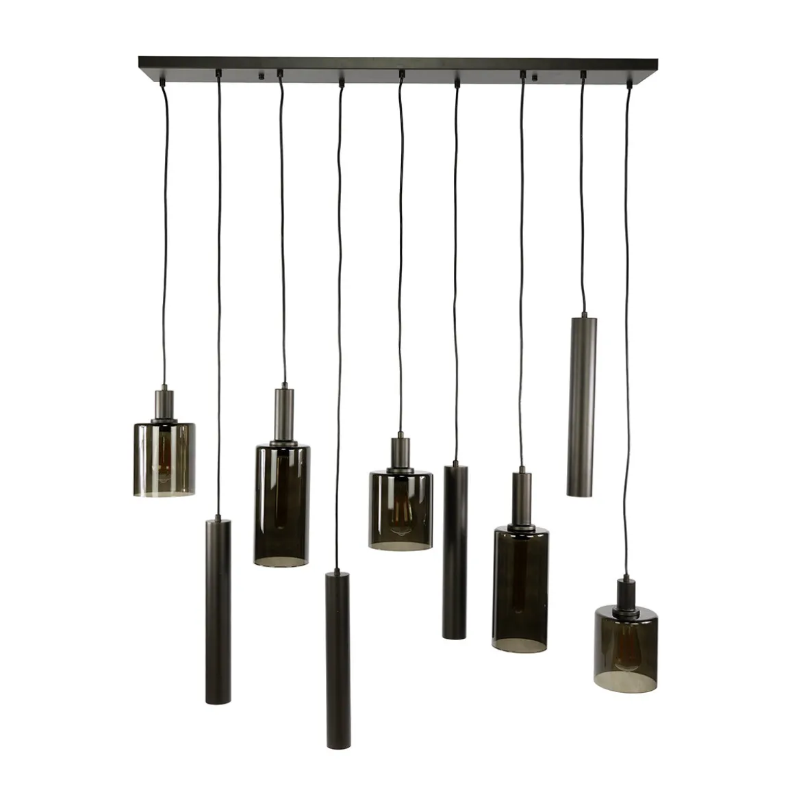 Hanglamp met cilindervormige glazen - Santa Sepiora