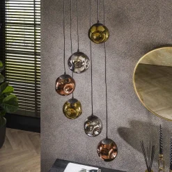 Hanglamp met glasbollen - Santa Stellar