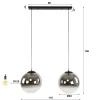 Hanglamp met grote glasbollen - Santa Bubble Shaded XL