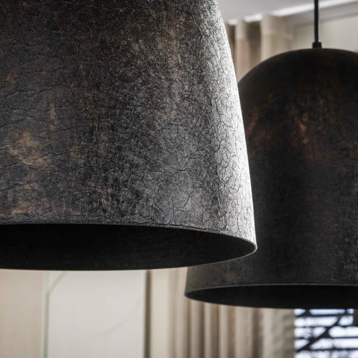 Hanglamp met metalen kappen - Santa Nova