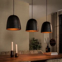 Hanglamp met metalen kappen - Santa Nova
