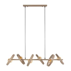 Hanglamp met metalen ringen - Santa Hover