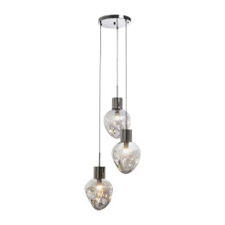 Hanglamp traps gedeukt glas - Kare Design Supernova Dough