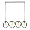 Hanglamp zwart - Santa Pebble