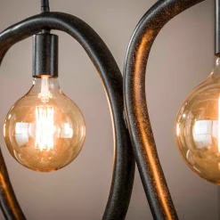 Hanglamp zwart - Santa Pebble