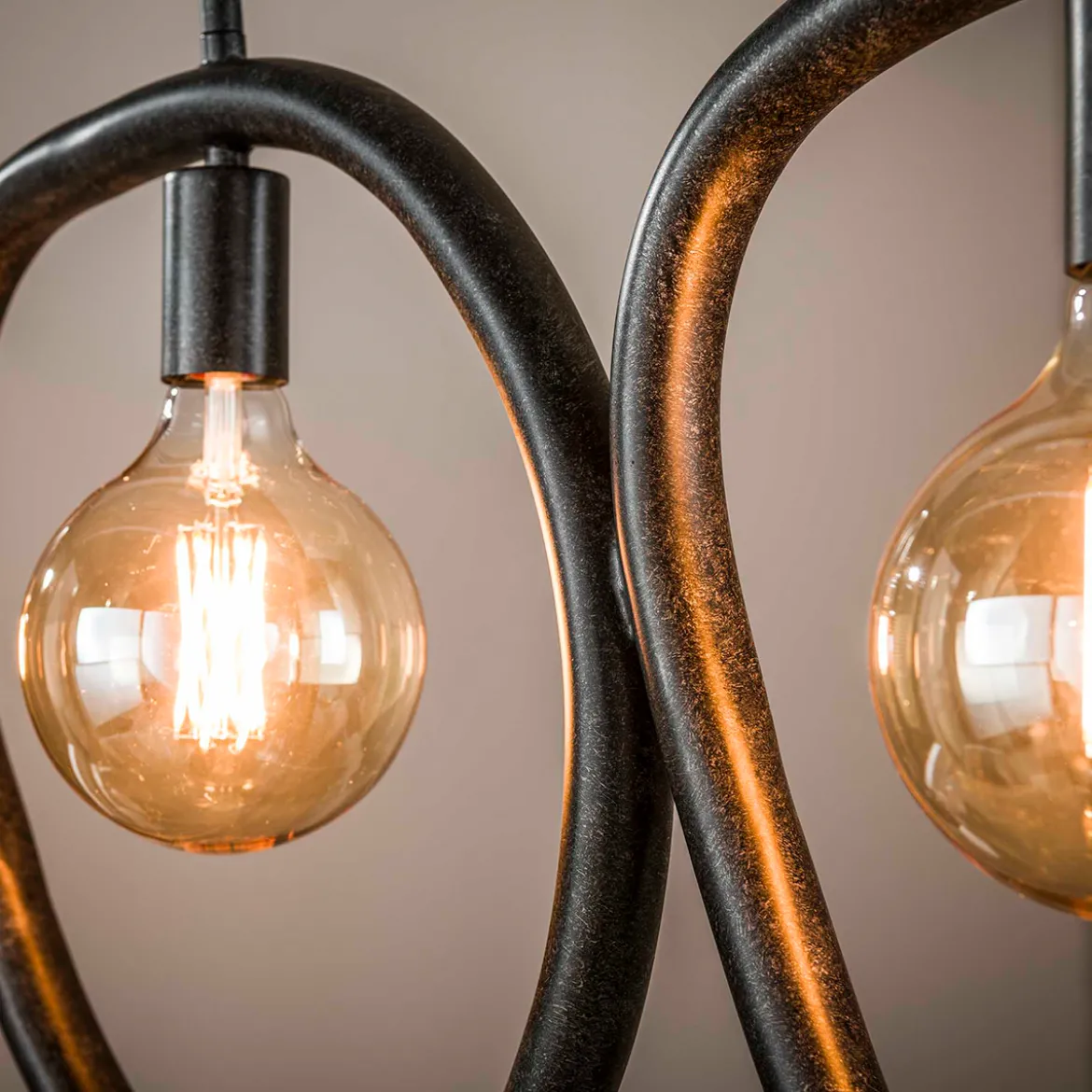 Hanglamp zwart - Santa Pebble