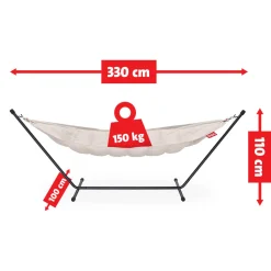 Hangmat olefin stof met standaard - Fatboy Headdemock Superb + Rack