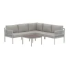 Hoekbank loungeset beige - Lavis Kos