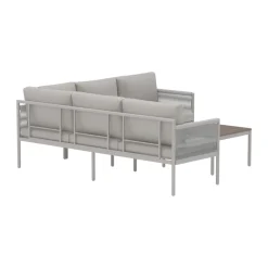 Hoekbank loungeset beige - Lavis Kos