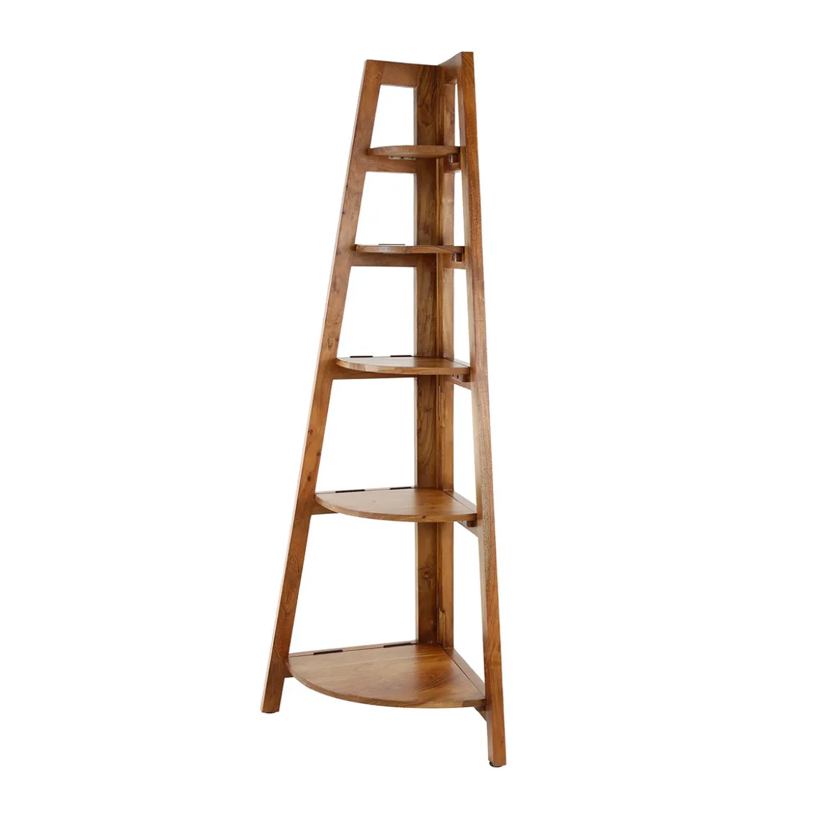 Hoek plankenkast massief acacia hout - Giani Angle