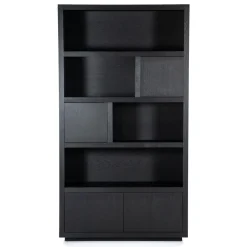 Hoge kast zwart eiken 120 cm - Eleonora Helsinki