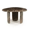 Hoge salontafel bruin marmer - Eleonora Devin
