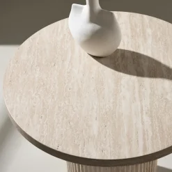 Hoge salontafel met ribbels - Lavis Haron