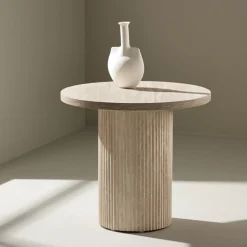 Hoge salontafel met ribbels - Lavis Haron