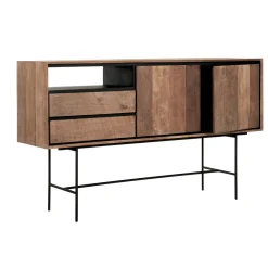Hoog dressoir teak hout 160 cm - DTP Home Metropole