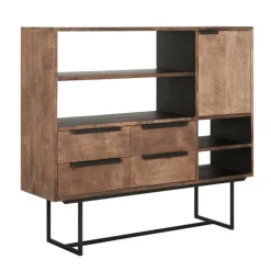 Hoog dressoir teak hout - DTP Home Odeon